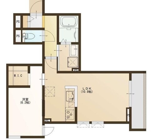 Partenza松波さくら通りの物件間取画像